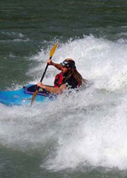 white water kayaking